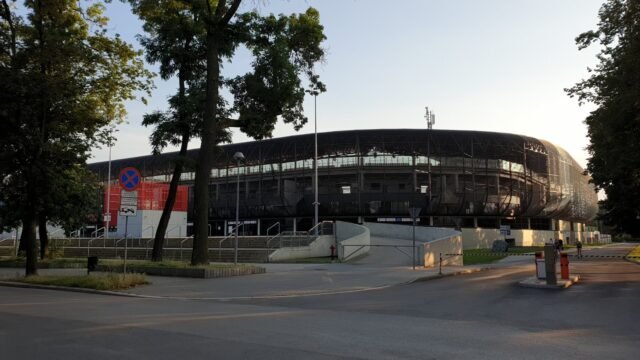 Stadion im. Ernesta Pohla w Zabrzu, na którym Górnik podejmie Legię